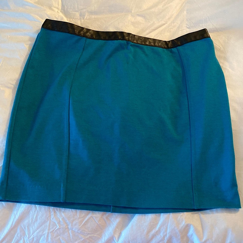 Teal skirt size XL